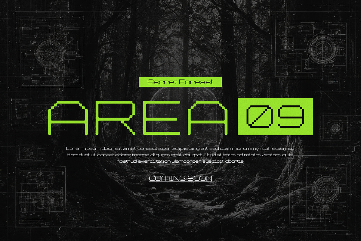 Chronos Galaxia | Pixelated Font, a Sans Serif Font by gracetype_studio (Photo 2 of 12)