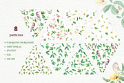 Pattern Collection Birds and Flowers, a Pattern Graphic by OlgaSerbun (Thumbnail 2 of 6)