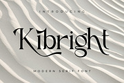 Kibright, a Serif Font by Rishsketch (Thumbnail 1 of 13)
