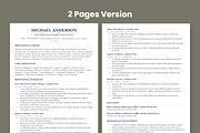 ATS Resume / CV Template Clean, a Resume Template by Anjum Ilyas (Thumbnail 4 of 7)