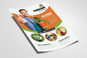 Garden service Flyer Templates, a Flyer Template by Psd Templates (Thumbnail 2 of 3)