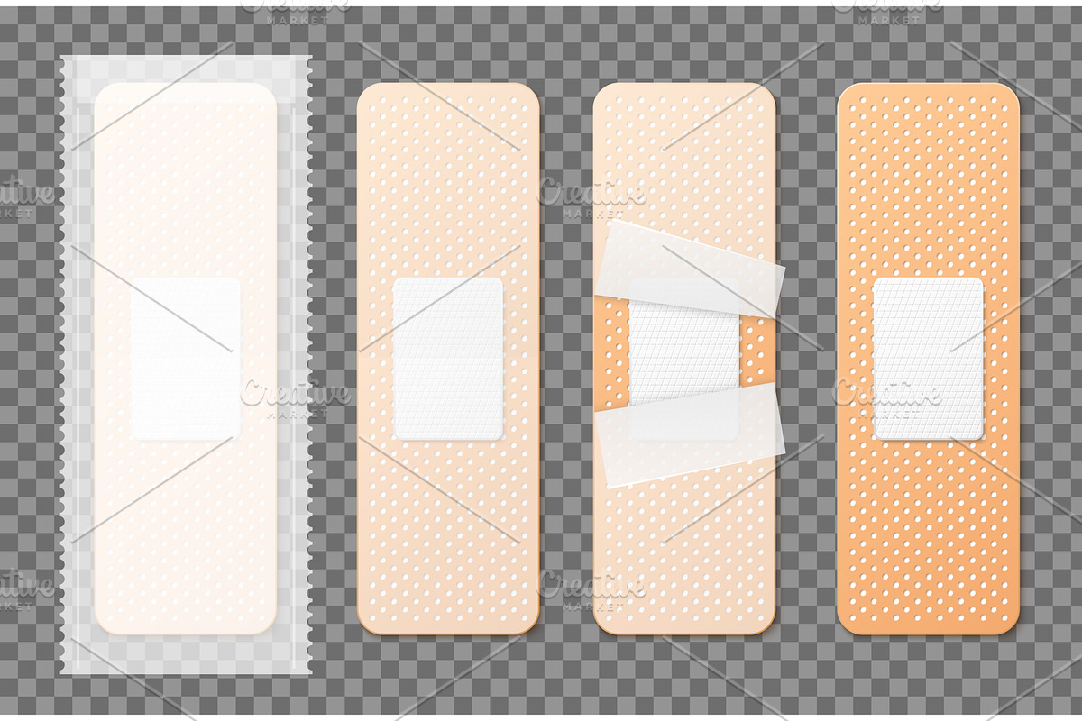 Realistic mockup unpacking medical, an Object Illustration by Vectorbuum