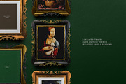 Frame Mockup - Baroque Gold & Black, an Advertising Mockup by Avelina Studio (Thumbnail 2 of 3)