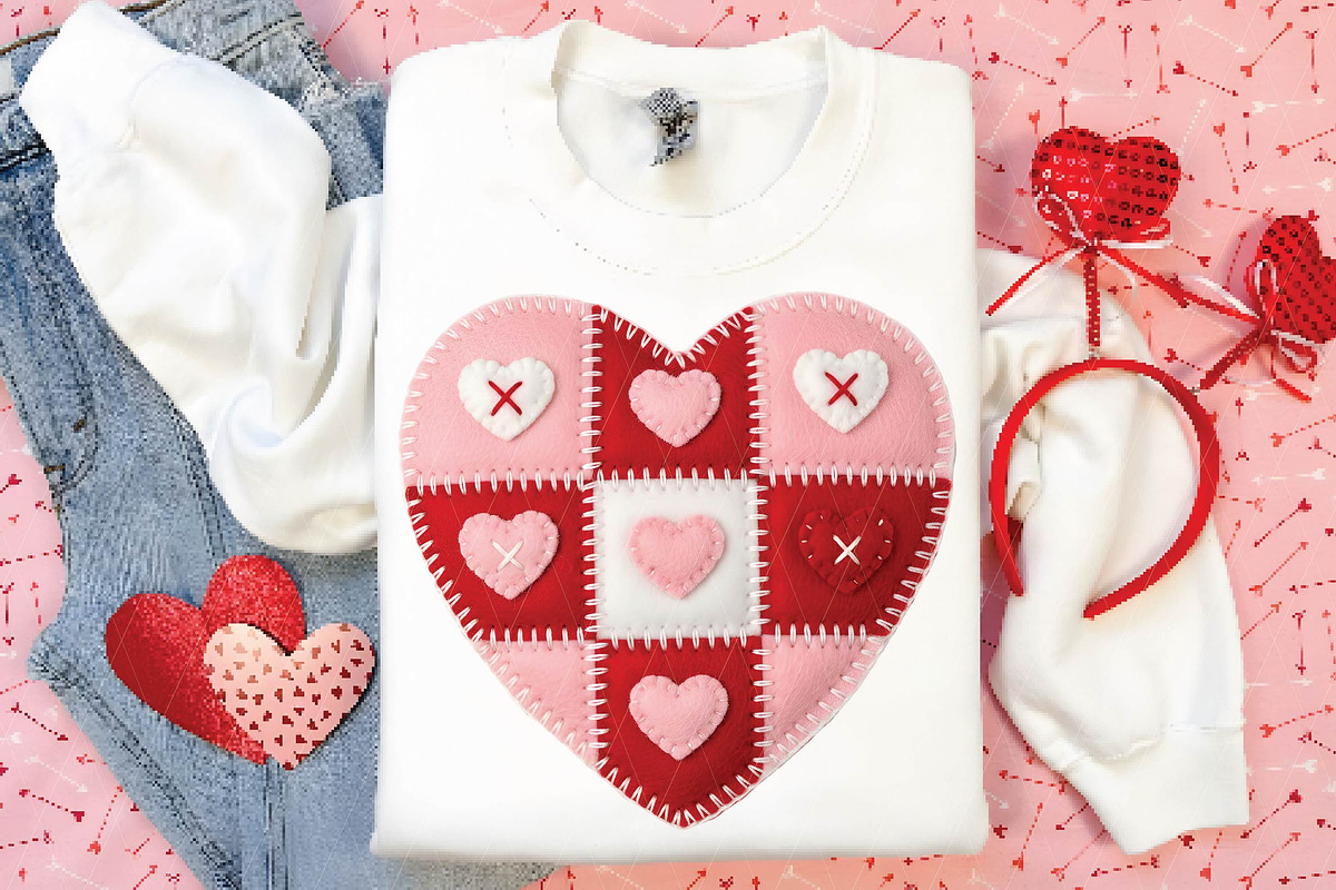 Latch Hook Patchwork Valentine Heart, an Illustration by DreamPrint404 (Photo 7 of 8)