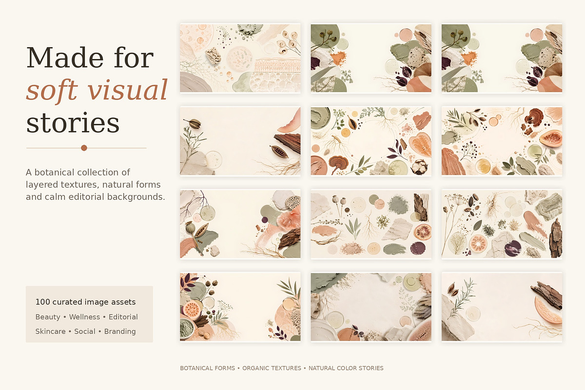 100 Botanical Beauty Backgrounds, a Background Graphic by liravega (Photo 7 of 7)