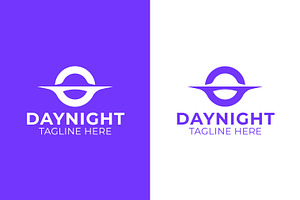 Day Night and Sun Horizon Logo, a Branding & Logo Template by Signatoro