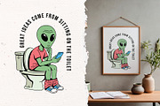 Alien life on earth 10 illustrations, a Person Illustration by gunaonedesign (Thumbnail 11 of 13)