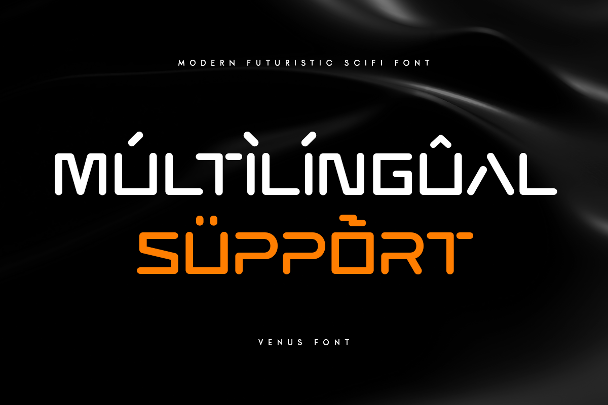 VENUS - Modern Futuristic Scifi Font, a Sans Serif Font by Hamz Studio (Photo 7 of 8)