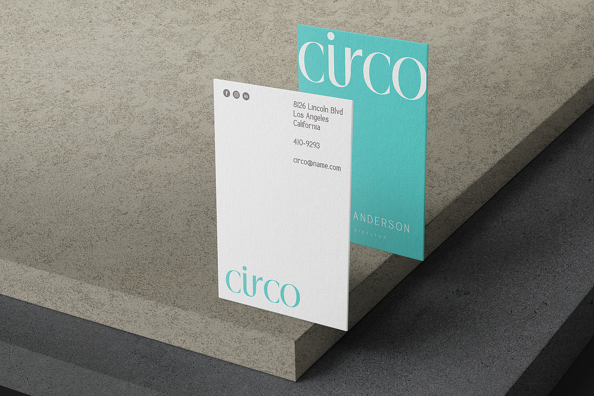 Vertical Business Card Mockup, a Product Mockup by GfxFoundry (Photo 5 of 9)