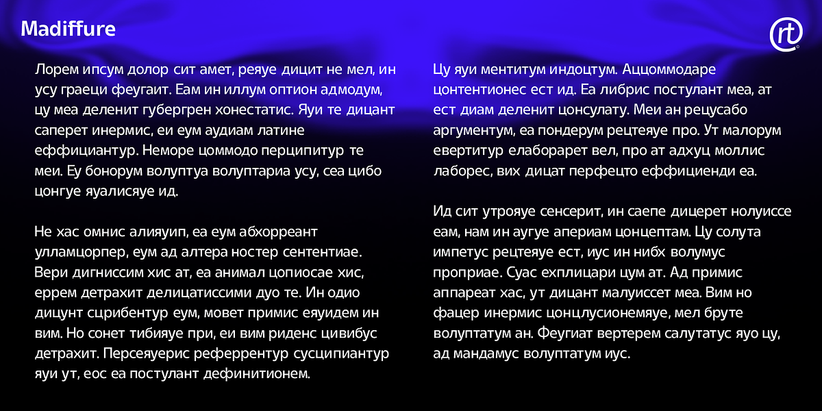 Madiffure Font Family, a Sans Serif Font by Ridtype Foundry (Photo 10 of 12)