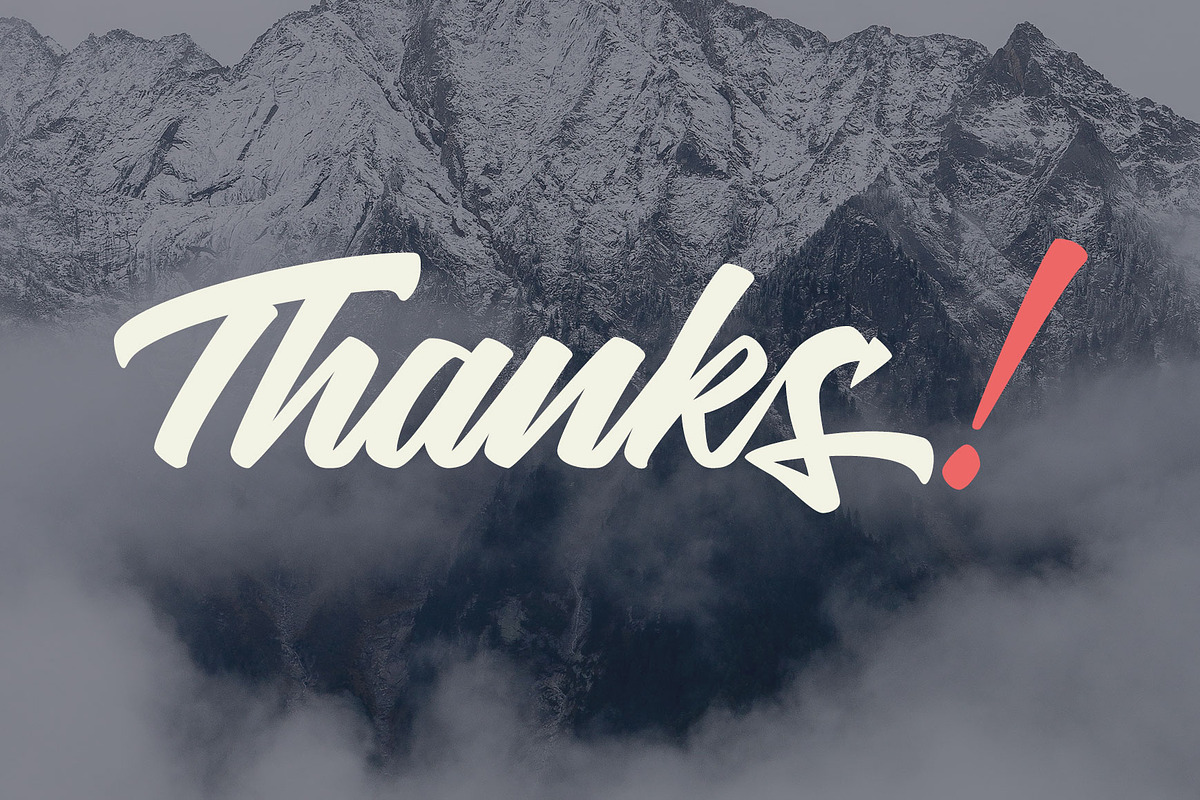 Kangchen, a Script Font by Analogous (Photo 12 of 12)