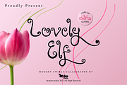 Lovely Elf - Swirly Font, a Sans Serif Font by Inventype Studio (Thumbnail 1 of 9)