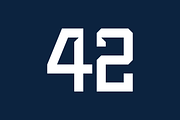 Mo Cutter Numeral Set, a Serif Font by Port Design Company (Thumbnail 4 of 6)