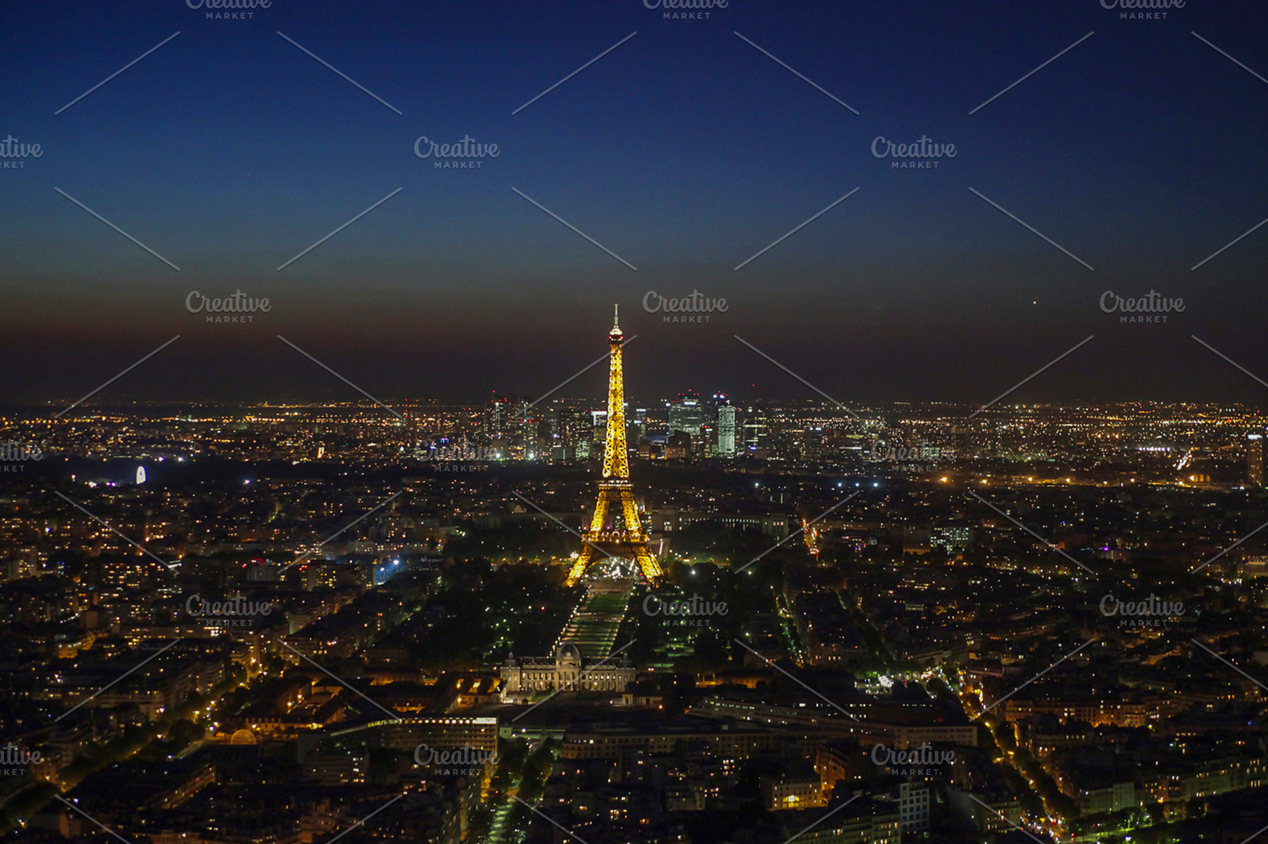 Paris at night containing paris, night, and eiffel