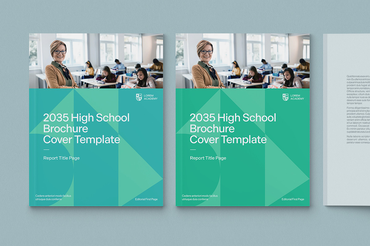 Education Brochure Cover Template, a Brochure Template by BrandPacks (Photo 3 of 6)