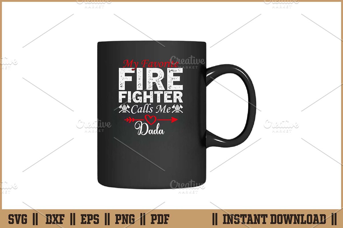 My Favorite Firefighter Call Me Dada, an Illustration by Handy Arts Studio (Photo 3 of 3)