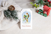 Christmas 2x3.5 Gift Tag Mockup, a Product Mockup by ILoveMockupDesign (Thumbnail 3 of 11)