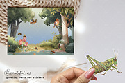 Nature's Symphony: Insects & More, an Illustration by Dazzling Art Boutique (Thumbnail 3 of 6)