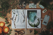 Beltane Fires Watercolor Collection, an Illustration by Fluffy Unicorn (Thumbnail 4 of 13)