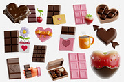 Chocolate Gift 3D Icon Set, a Food & Drink 3D Model by Eklip Studio (Thumbnail 2 of 2)