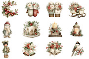 Whimsical Christmas Clipart, an Illustration by Designworld (Thumbnail 3 of 5)