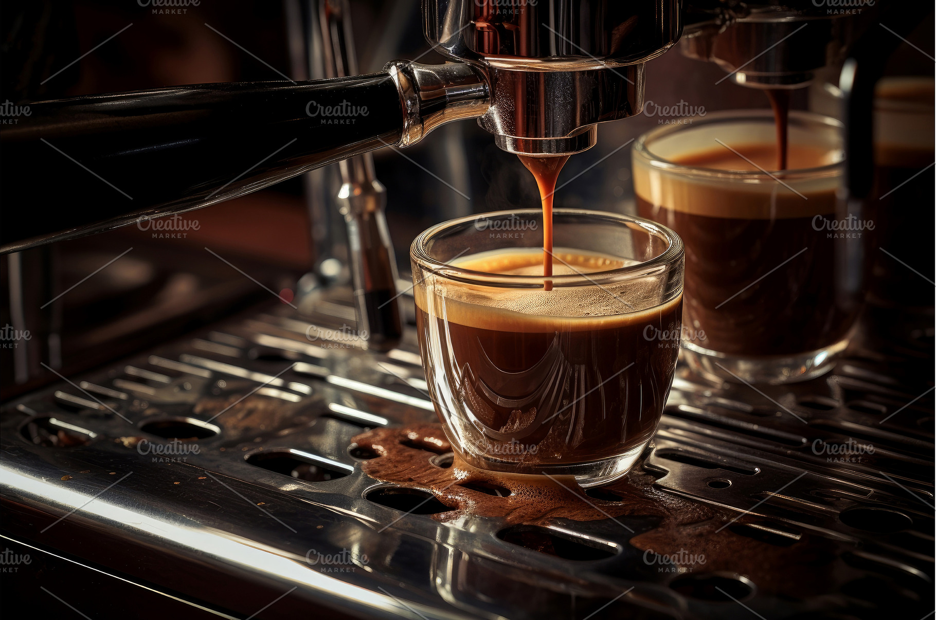 Invigorating Espresso foam cup shot, a Food & Drink Photo by Ylivdesign