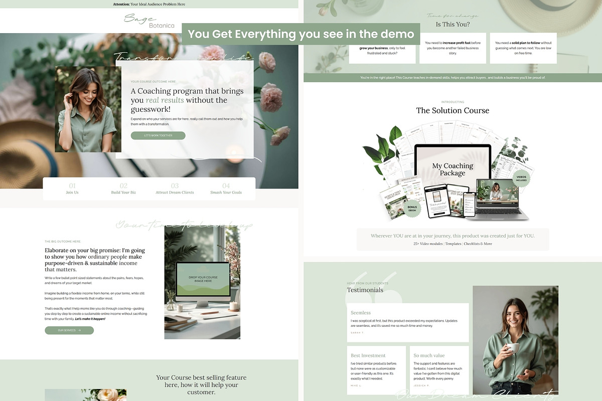 Sage Systeme.io Funnel Template preview 8