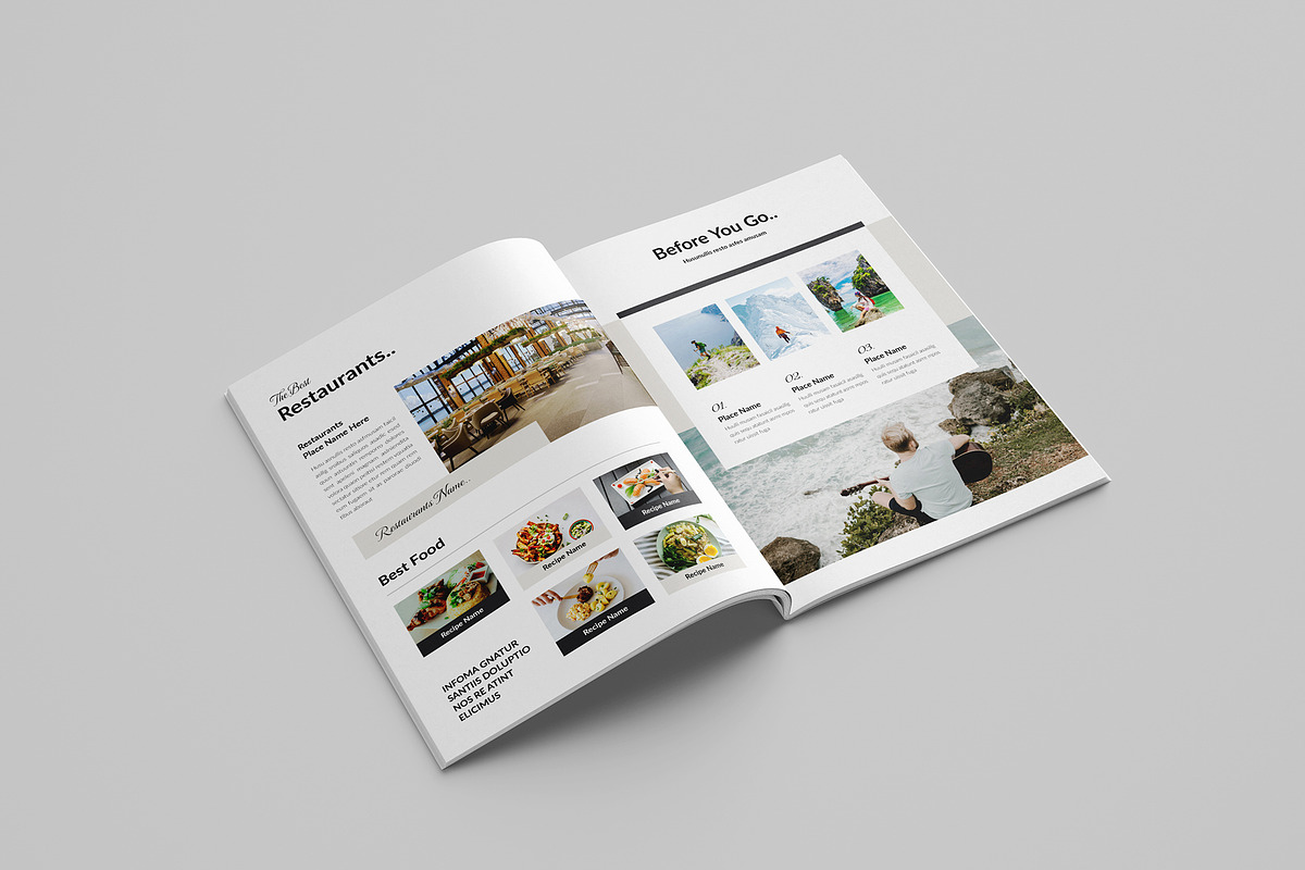 Travel Guide Brochure Template preview 8