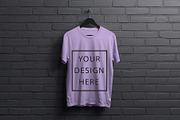 T-Shirt Mockup - Lavender Edition, a Shirt Mockup by ForhadGFX (Thumbnail 9 of 12)