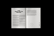 Minimalist Editorial Magazine Layout, a Magazine Template by Lunaria (Thumbnail 5 of 11)