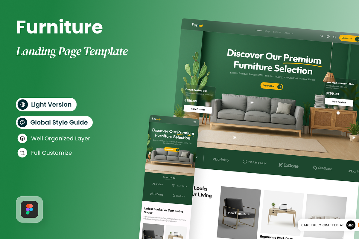 Forme - Furniture Landing Page