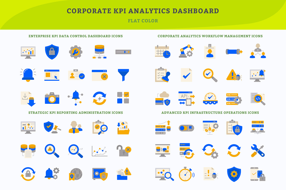 Corporate KPI Analytics Dashboard, an Icon by vexper (Photo 4 of 5)