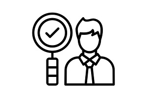 Recruitment Line Icon, an Icon by Pexelpy