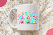 Crochet Easter Bunny Png Yarn Easter, an Illustration by OK Design (Thumbnail 5 of 6)