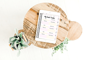 Canva Self-Care Digital Planner, a Stationery Template by DigitalbossCreations (Thumbnail 9 of 9)