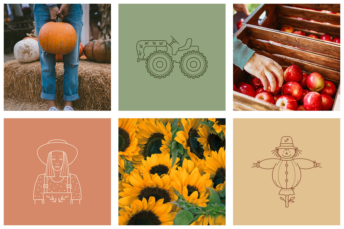 Farming & gardening line icon set, an Outline Icon by NatalieArtShop (Photo 5 of 16)
