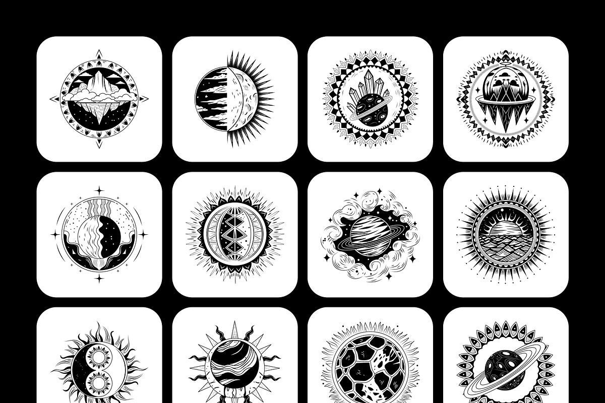 Space Illustrations Art Set, an Object Illustration by Prosymbols (Photo 11 of 15)