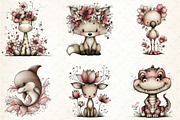 Whimsical Baby Animal Watercolor, an Illustration by DreamCafeArt (Thumbnail 2 of 8)