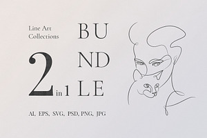Bundle. Line Art Collections. Sale