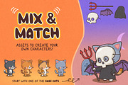 Cats in Costumes: Halloween Edition, an Illustration by Green Room Media (Thumbnail 2 of 27)