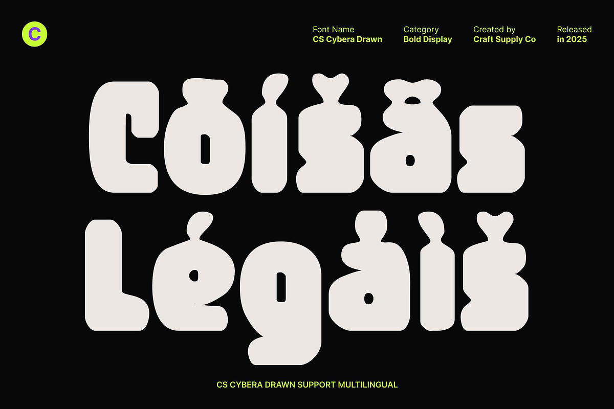 CS Cybera Drawn, a Sans Serif Font by Craft Supply Co. (Photo 7 of 8)