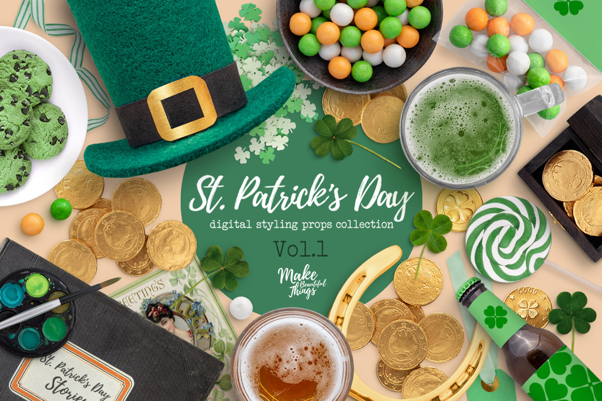 St. Patrick's Day Scene Creator, a Product Mockup by Make Beautiful Things (Photo 1 of 9)