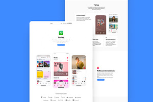 Elitra - Mobile App Framer Template