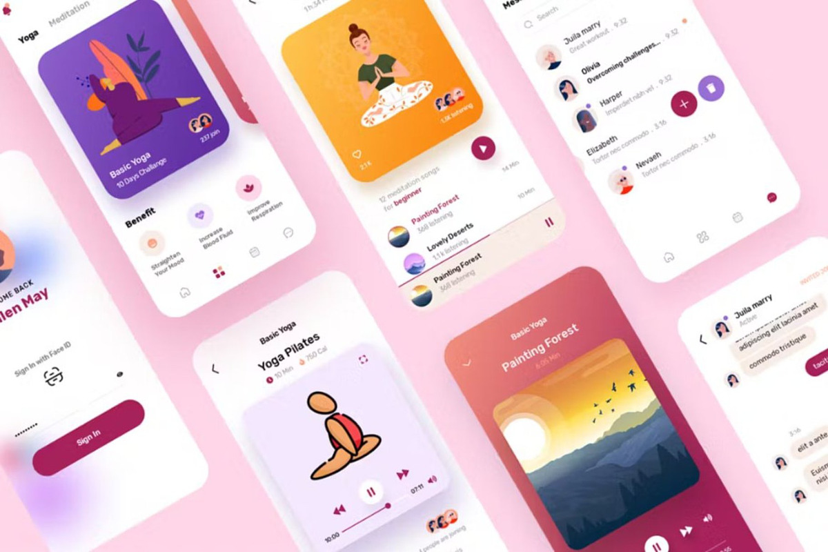 May - Yoga and Meditation Mobile App, an UI Kit Template by Lumina_ui_ux202 (Photo 1 of 10)