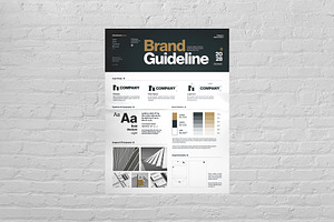 Brand Guideline Poster Template