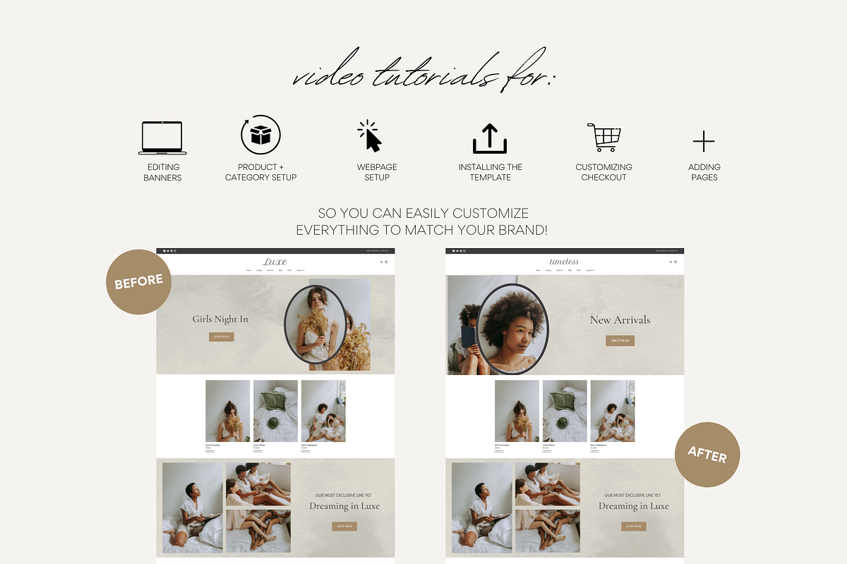 Elegant Shopify Theme | Luxe, a Templates & Theme by Easy Website Themes (Photo 7 of 8)
