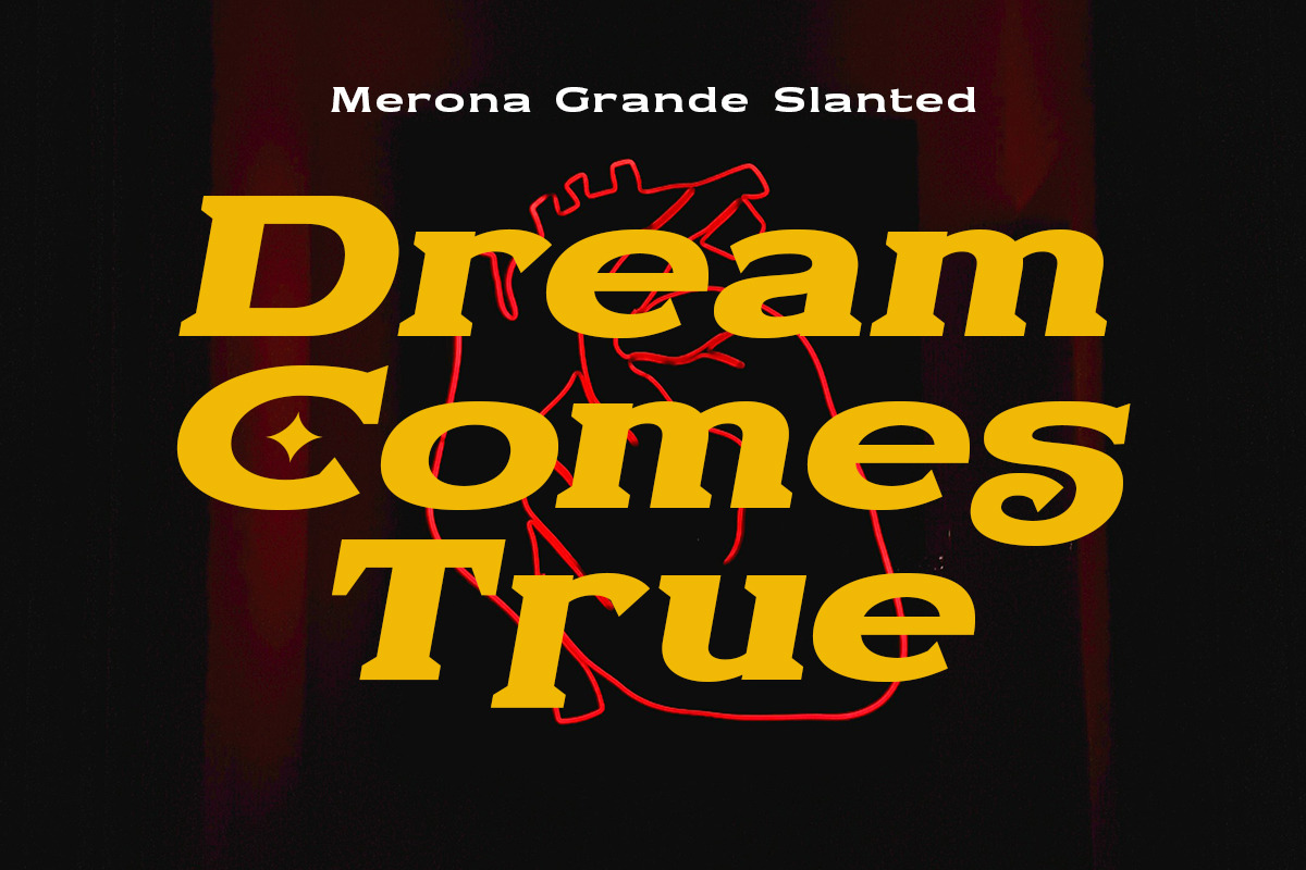 Marona Grande Display, a Slab Serif Font by Letterhend Studio (Photo 3 of 8)