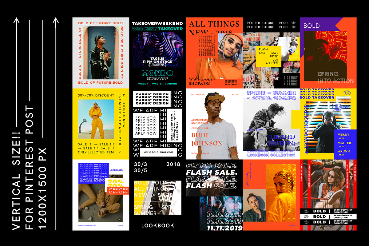 BOLD-Social Media Brand Templates, a Social Media Template by Invasi Studio (Photo 10 of 12)