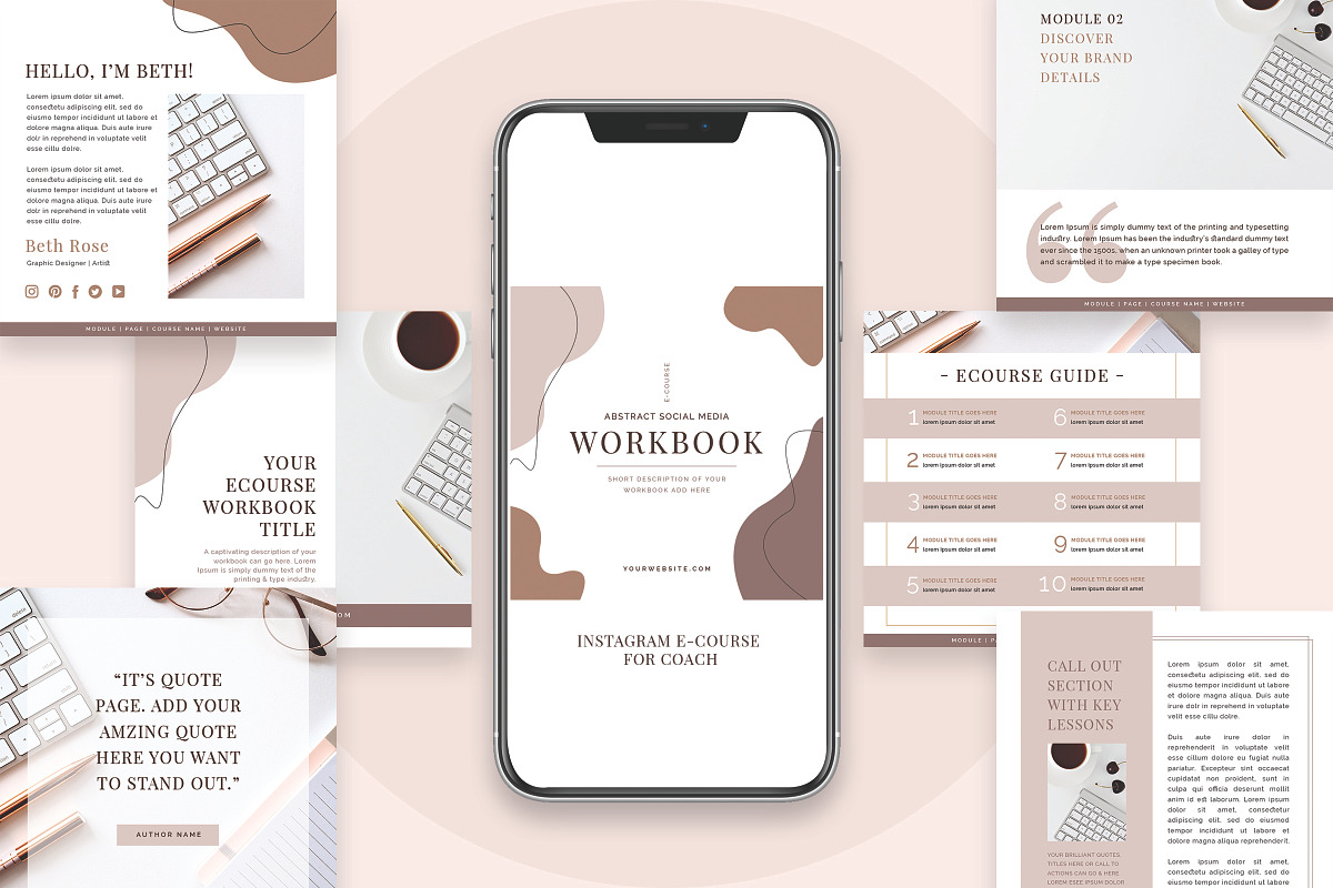 INSTAGRAM E-COURSE FOR COACH, a Social Media Template by Typography Prime (Photo 11 of 11)
