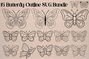 Butterfly SVG Bundle, an Object Graphic by Gfx_Store (Thumbnail 16 of 16)